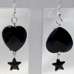 No233 Handmade earrings with acrylic beads